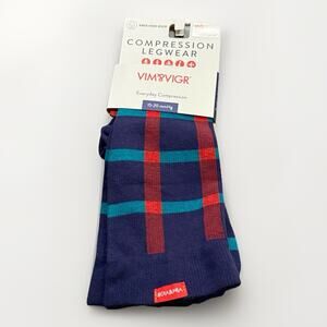 Vim & Vigr Compression Legwear Knee High Socks 15-20 mmHg Size M/L NWT New